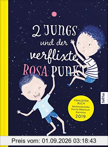 Zwei Jungs und der verflixte rosa Punkt: Ein bezauberndes Kinderbuch, in dem die Welt der Jungen auf die Welt der Mädchen trifft.