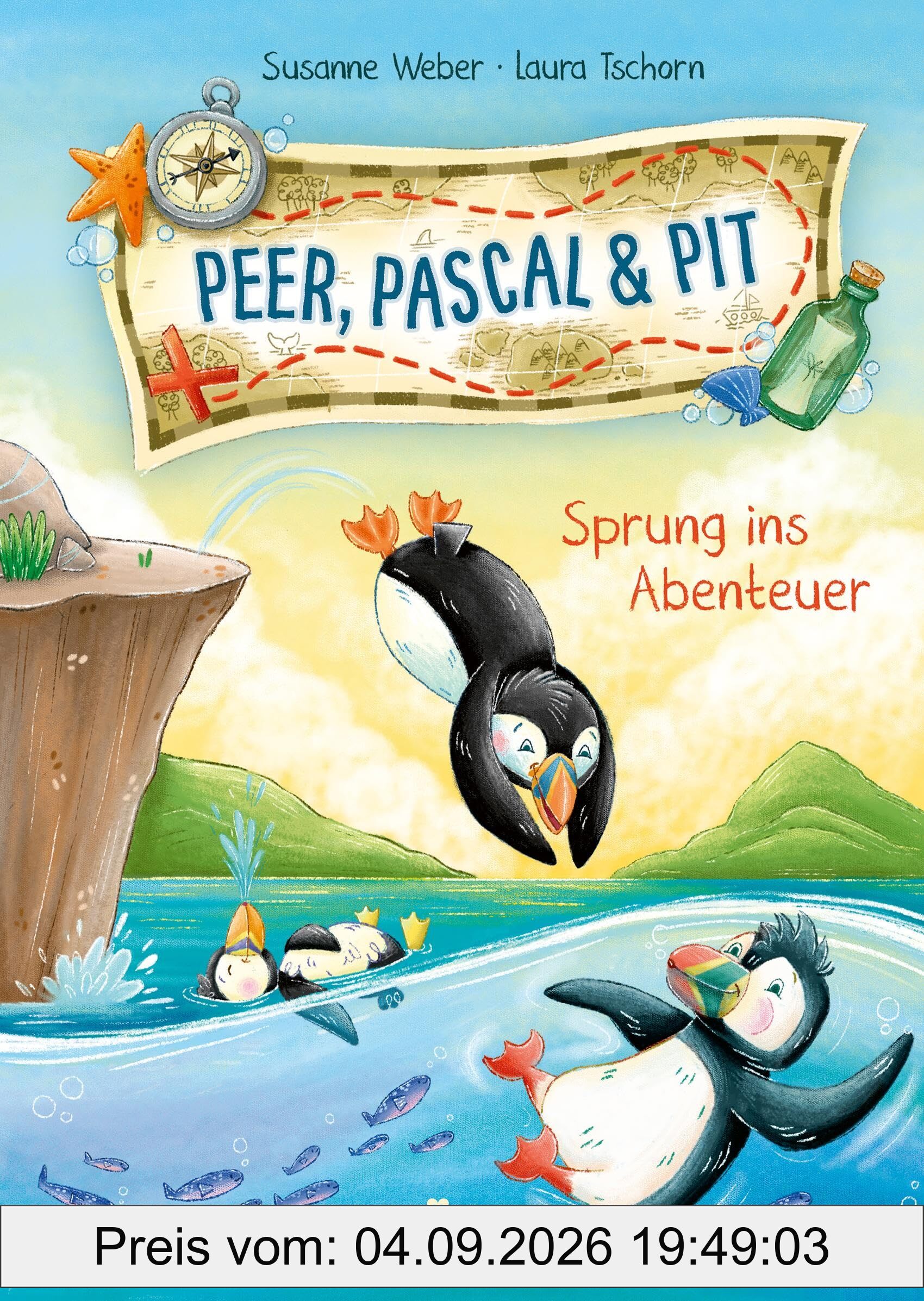 Peer, Pascal und Pit - Sprung ins Abenteuer: Ein Kinderbuch ab 5 Jahren in Reimen