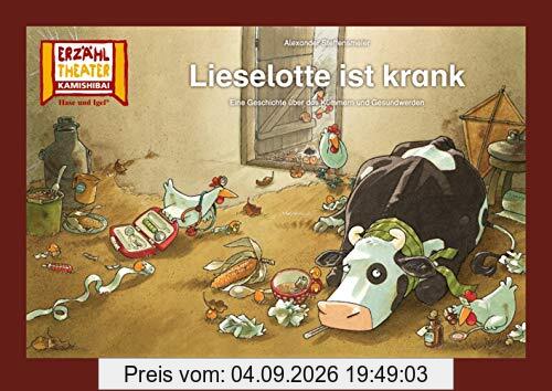Kamishibai: Lieselotte ist krank: 12 Bildkarten für das Erzähltheater