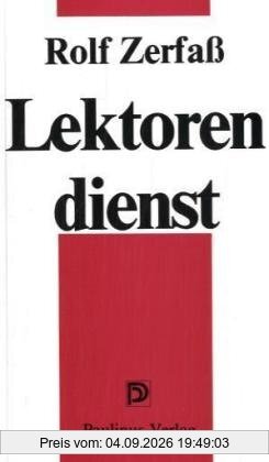 Lektorendienst: 15 Regeln für Lektoren und Vorbeter