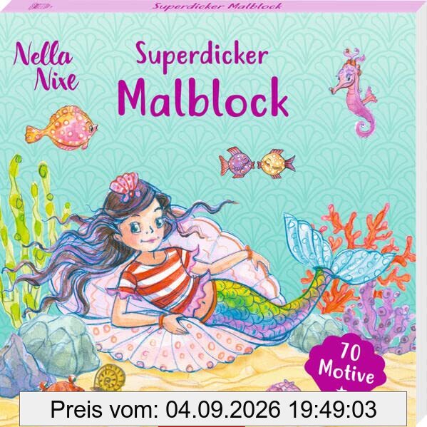 Superdicker Malblock (Nella Nixe): 70 Motive