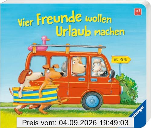 Vier Freunde wollen Urlaub machen