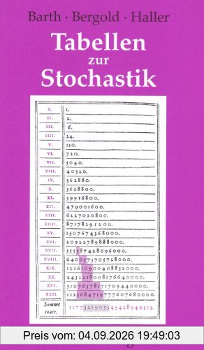Tabellen zur Stochastik