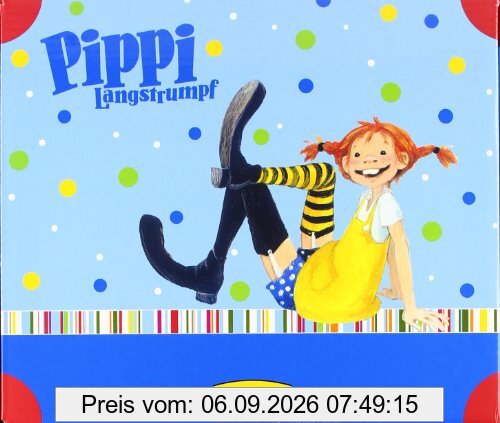 Farbige Pippi-Ausgaben im Spielkoffer, 3 Bände