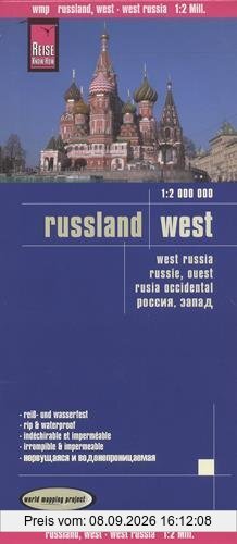 Reise Know-How Landkarte Russland West (1:2.000.000): world mapping project