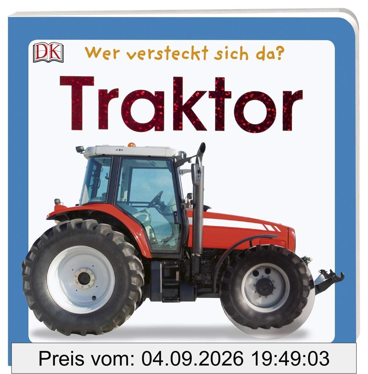 Wer versteckt sich da. Traktor