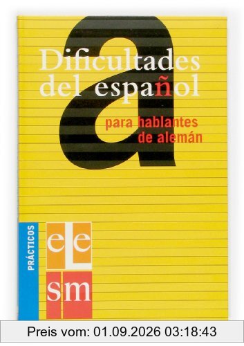 Dificultades del español para hablantes de alemán.