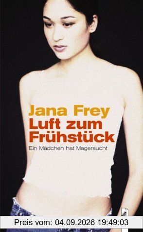 Luft zum Frühstück. Ein Mädchen hat Magersucht