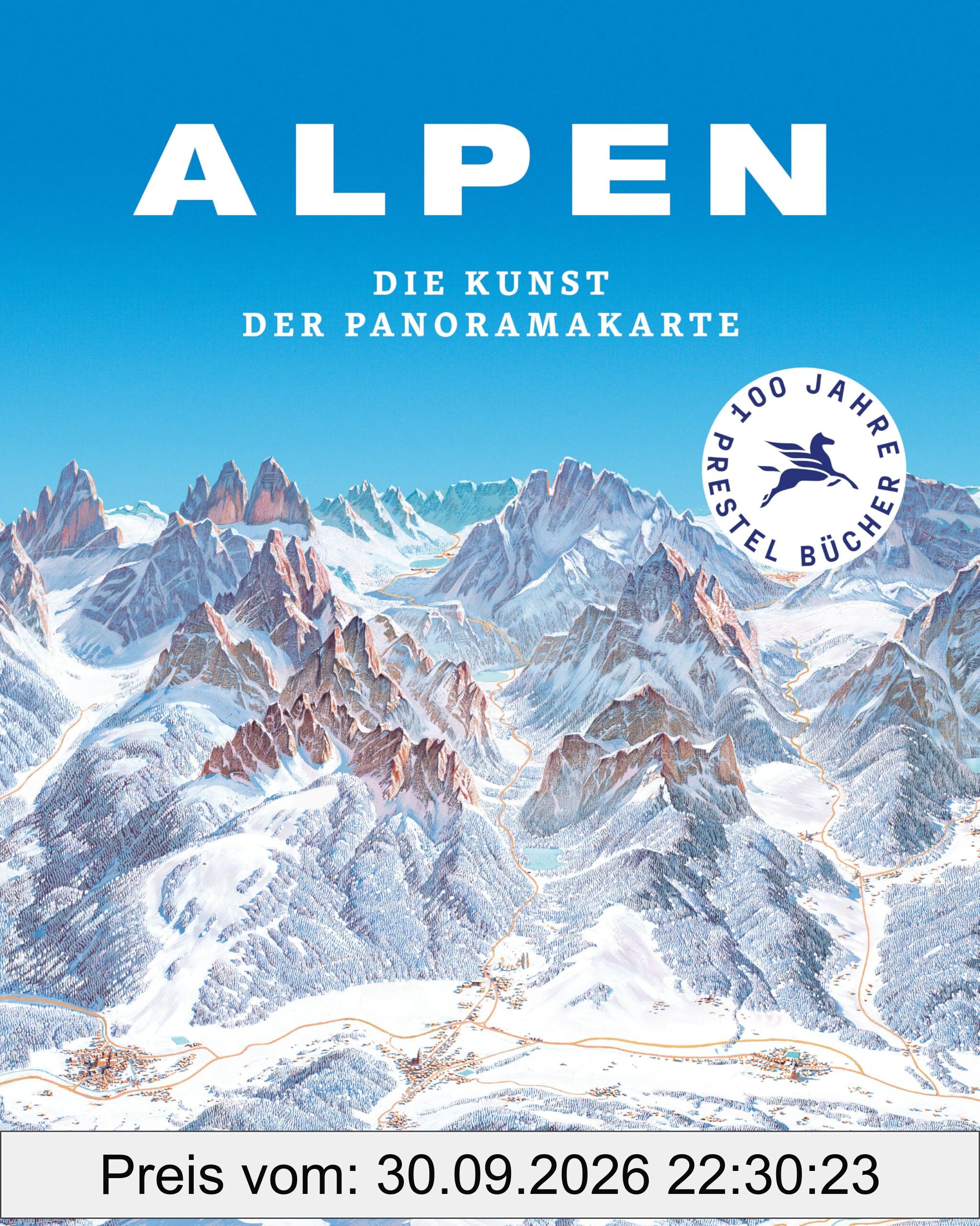 Alpen. Die Kunst der Panoramakarte