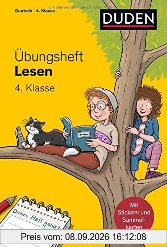 Übungsheft - Lesen 4. Klasse (Übungshefte Grundschule)