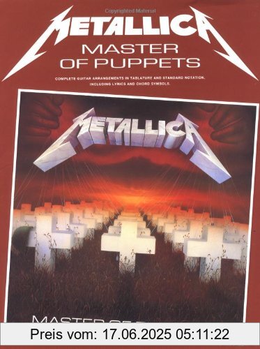 Brand : Wise Publications, Binding : Taschenbuch, Label : Omnibus Music Sales Limited, Publisher : Omnibus Music Sales Limited, medium : Taschenbuch, numberOfPages : 86, publicationDate : 1993-08-26, authors : Metallica, languages : english, ISBN : 0711938040
