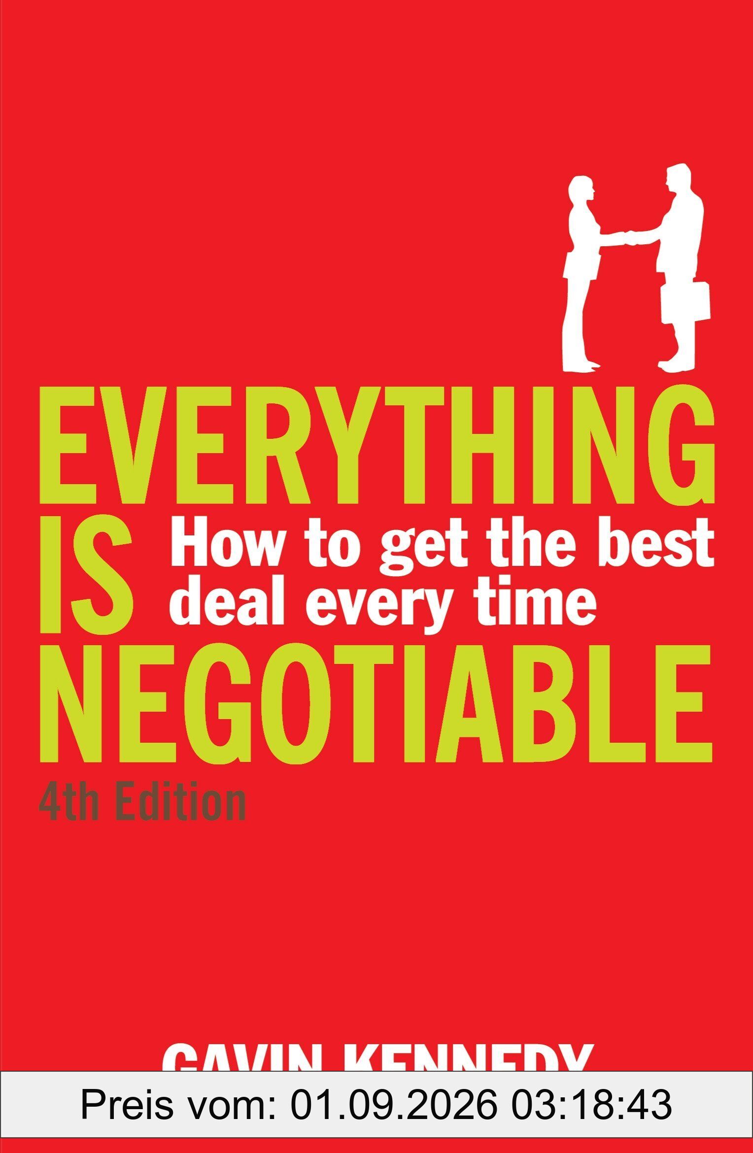 Everything Is Negotiable