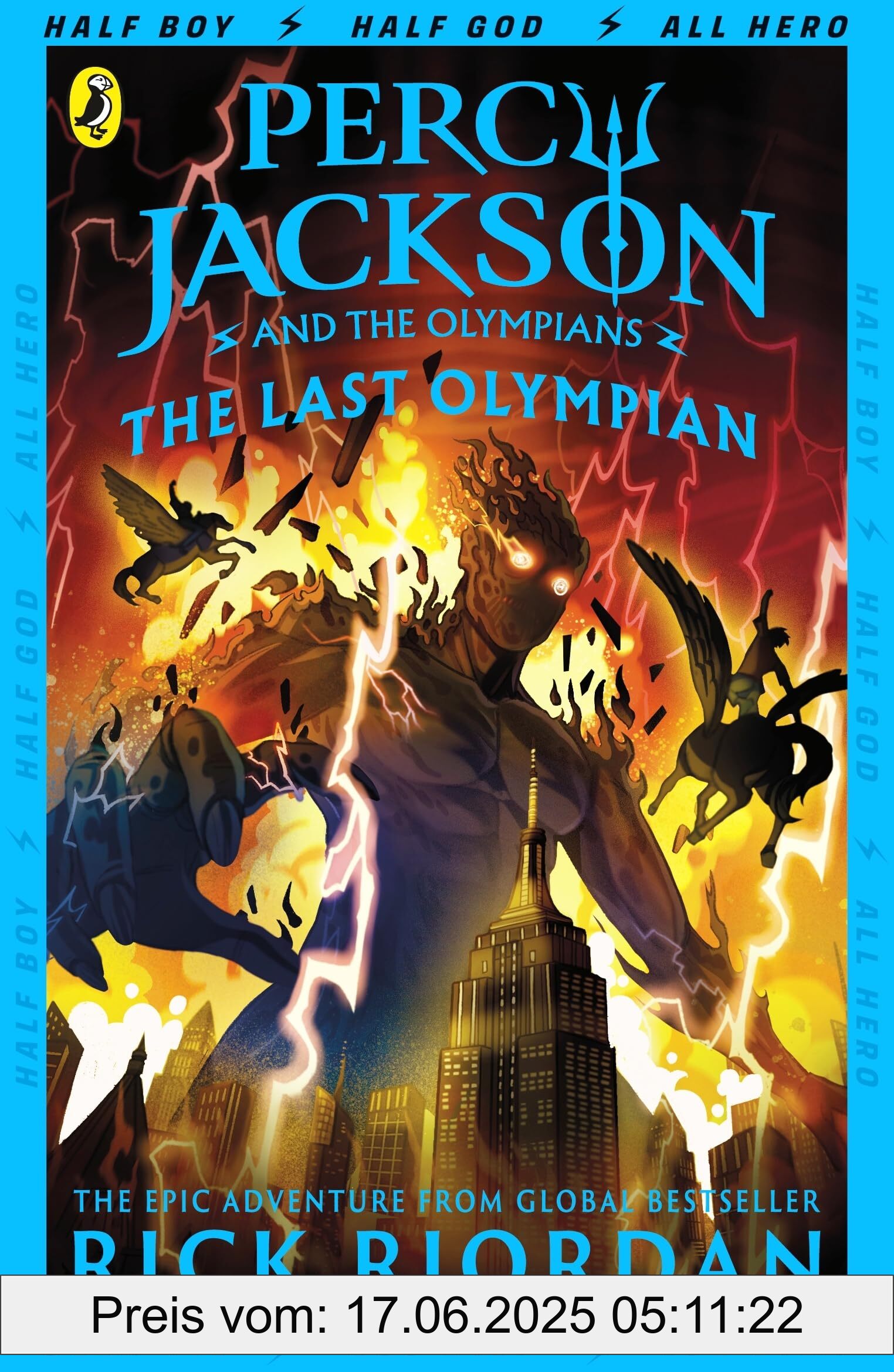 Brand : Penguin, Binding : Taschenbuch, Edition : 1, Label : Puffin, Publisher : Puffin, NumberOfItems : 1, PackageQuantity : 1, medium : Taschenbuch, numberOfPages : 400, publicationDate : 2013-07-04, releaseDate : 2013-07-04, authors : Rick Riordan, ISBN : 0141346884