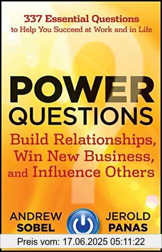 Binding : Gebundene Ausgabe, Edition : 1, Label : John Wiley & Sons, Publisher : John Wiley & Sons, NumberOfItems : 1, PackageQuantity : 1, medium : Gebundene Ausgabe, numberOfPages : 224, publicationDate : 2012-02-28, authors : Andrew Sobel, Jerold Panas, languages : english, ISBN : 1118119630