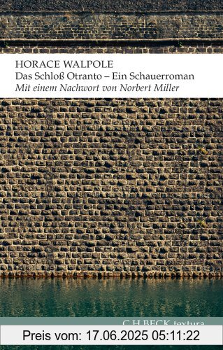 Binding : Taschenbuch, Edition : 1, Label : C.H.Beck, Publisher : C.H.Beck, medium : Taschenbuch, numberOfPages : 182, publicationDate : 2014-03-11, authors : Horace Walpole, translators : Hans Wolf, languages : german, ISBN : 3406659942