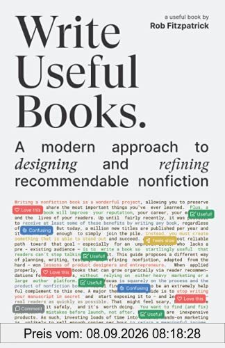 Write Useful Books: A modern approach to designing and refining recommendable nonfiction