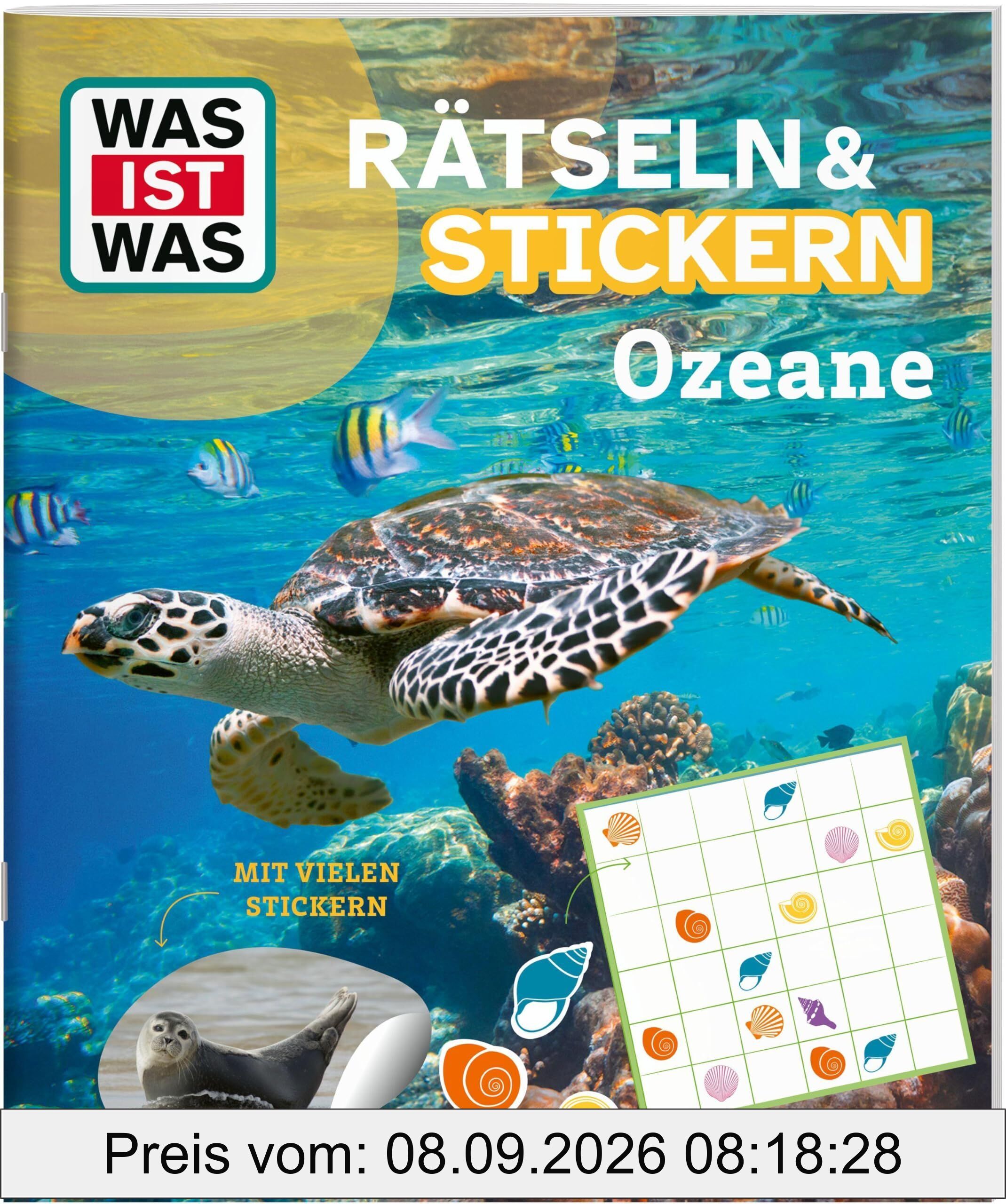 WAS IST WAS Rätseln und Stickern: Ozeane