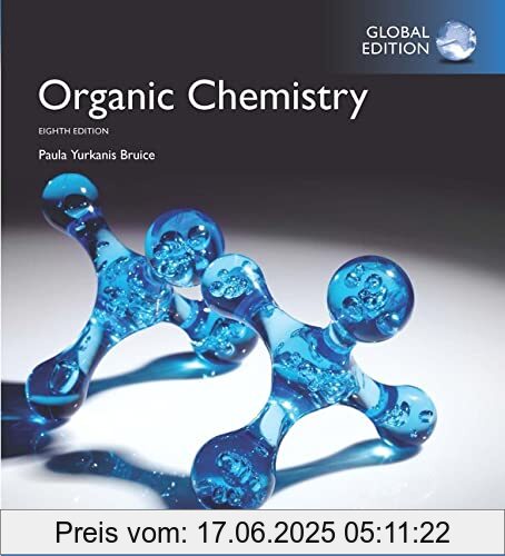 Binding : Taschenbuch, Edition : 8 ed, Label : Pearson Education Limited, Publisher : Pearson Education Limited, NumberOfItems : 1, medium : Taschenbuch, numberOfPages : 912, publicationDate : 2017-06-27, releaseDate : 2017-06-27, authors : Bruice, Paula Yurkanis, ISBN : 1292160438