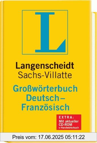 Binding : Gebundene Ausgabe, Edition : Neuauflage der Ausgabe von 1968 mit Nachtrag von 1979., Label : Langenscheidt, Publisher : Langenscheidt, medium : Gebundene Ausgabe, numberOfPages : 1109, publicationDate : 1990-01-01, releaseDate : 1990-01-01, authors : Karl Sachs, Césaire Villatte, publishers : Langenscheidt, Redaktion von, languages : french, ISBN : 3468021569