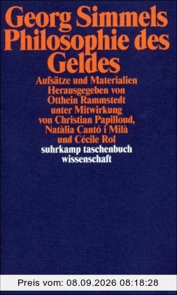 Georg Simmels »Philosophie des Geldes«: Aufsätze und Materialien (suhrkamp taschenbuch wissenschaft)