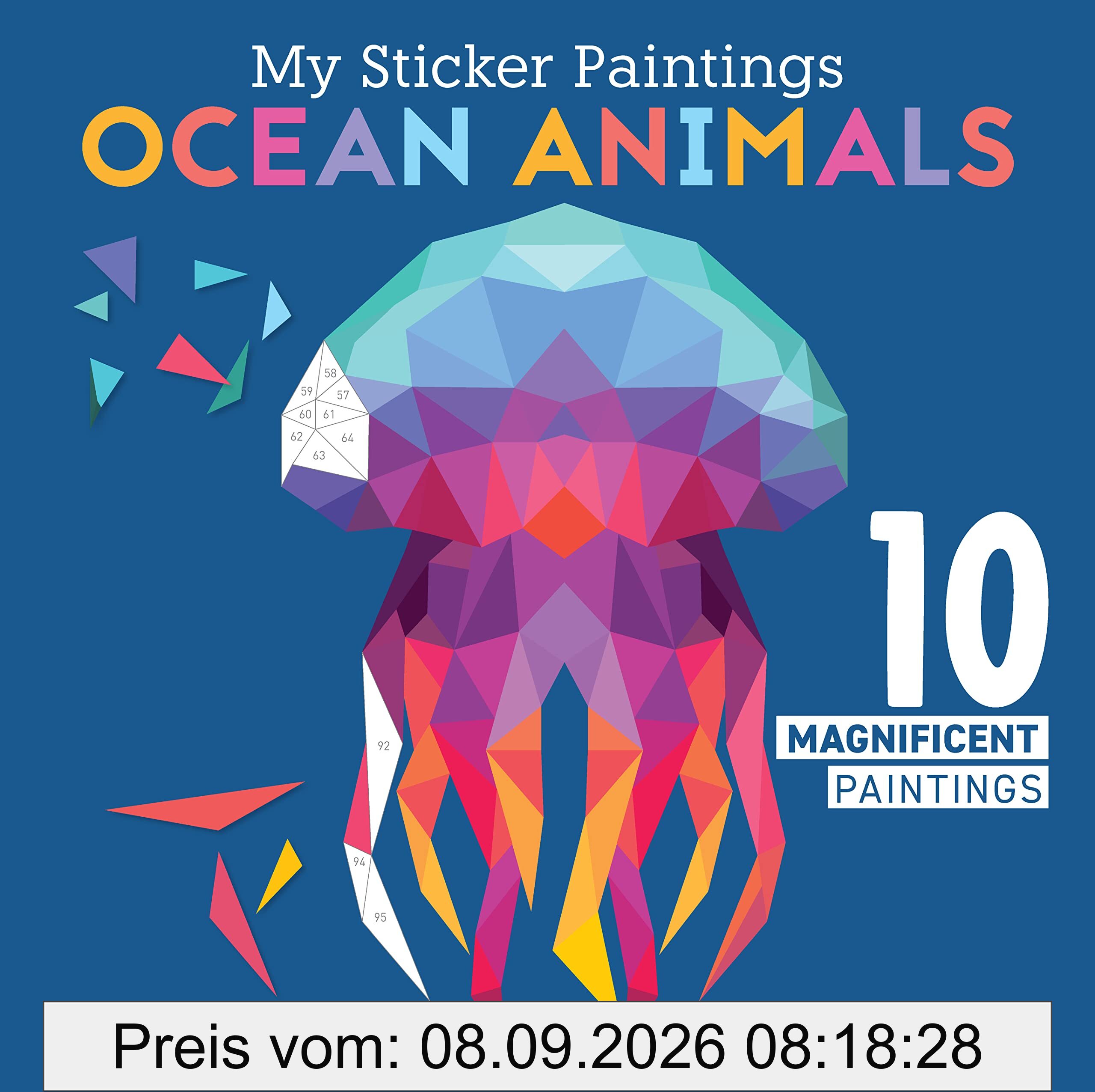 Ocean Animals: 10 Magnificent Paintings (My Sticker Painting)