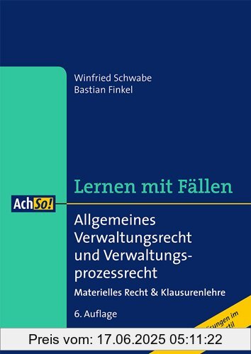 Binding : Broschiert, Edition : 6., überarbeitete Auflage., Label : Boorberg, Publisher : Boorberg, medium : Broschiert, numberOfPages : 324, publicationDate : 2013-03-01, authors : Winfried Schwabe, Bastian Finkel, languages : german, ISBN : 3415049515