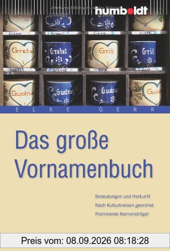 Das große Vornamenbuch: Bedeutung und Herkunft. Nach Kulturkreisen geordnet. Prominente Namensträger
