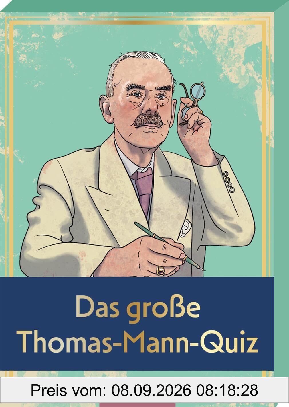 Das große Thomas-Mann-Quiz: Kartenbox mit 50 spannenden Fragen zum Leben und Werk des berühmten Schriftstellers