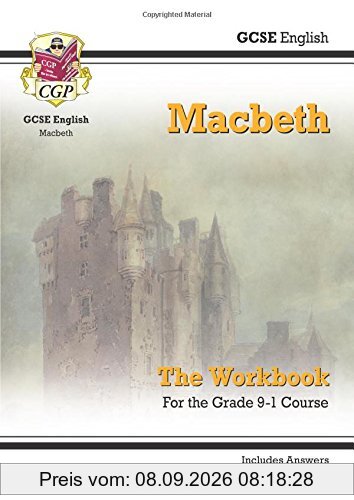 New Grade 9-1 GCSE English Shakespeare - Macbeth Workbook (includes Answers)