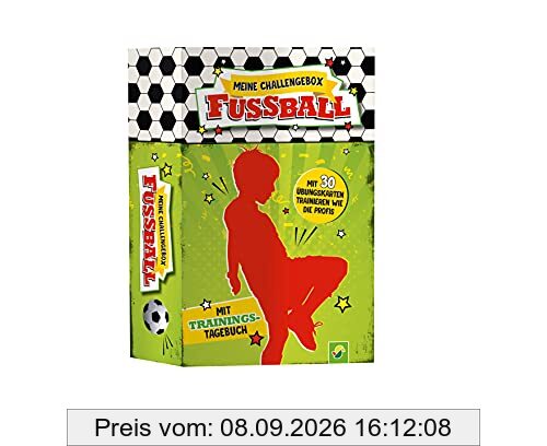 Meine Challengebox Fußball: Mit 30 Übungskarten trainieren wie die Profis. Mit Trainingstagebuch