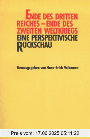 Binding : Broschiert, Label : Piper, Publisher : Piper, medium : Broschiert, numberOfPages : 914, publicationDate : 1995-01-01, authors : Hans-Erich Volkmann, languages : german, ISBN : 3492120563