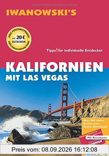 Kalifornien mit Las Vegas - Reiseführer von Iwanowski: Individualreiseführer mit Extra-Reisekarte und Karten-Download (Reisehandbuch)