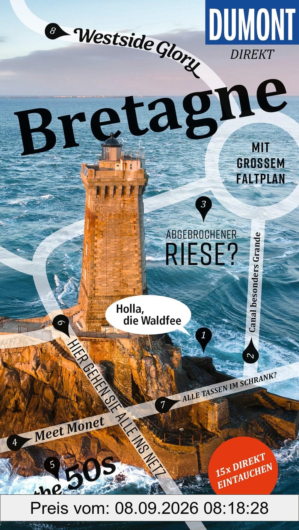 DUMONT direkt Reiseführer Bretagne: Mit großem Faltplan