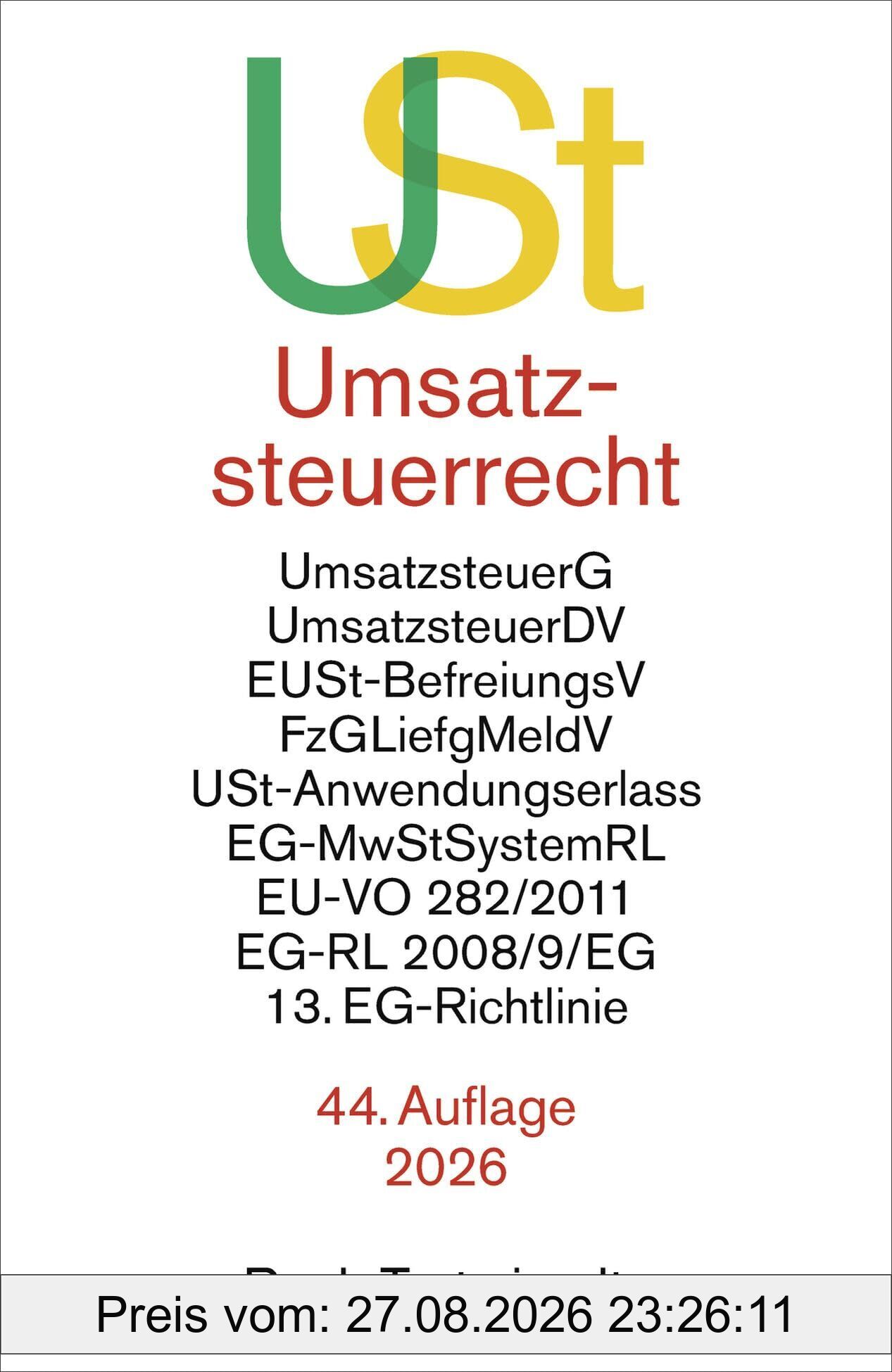 Umsatzsteuerrecht. USt