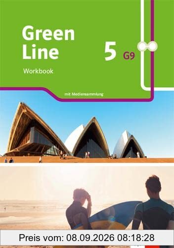 Green Line 5 G9: Workbook mit Mediensammlung Klasse 9 (Green Line G9. Ausgabe ab 2019)