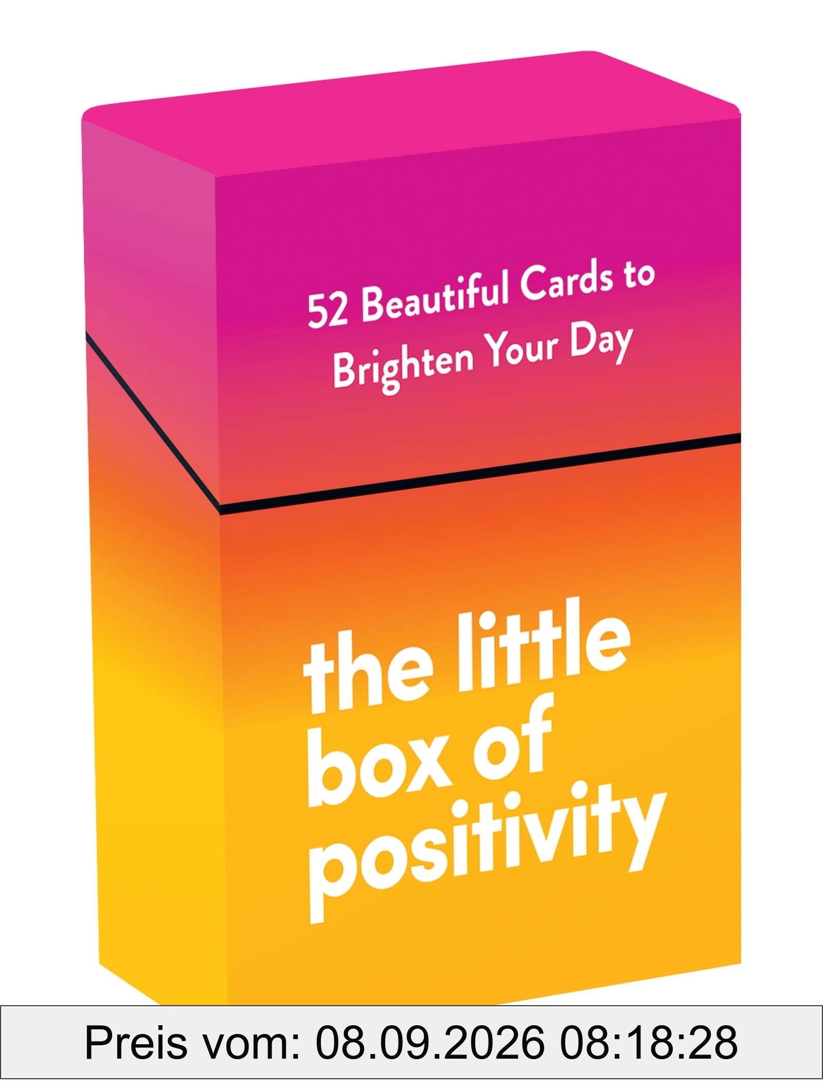 The Little Box of Positivity: 52 Beautiful Cards of Uplifting Quotes and Inspiring Affirmations