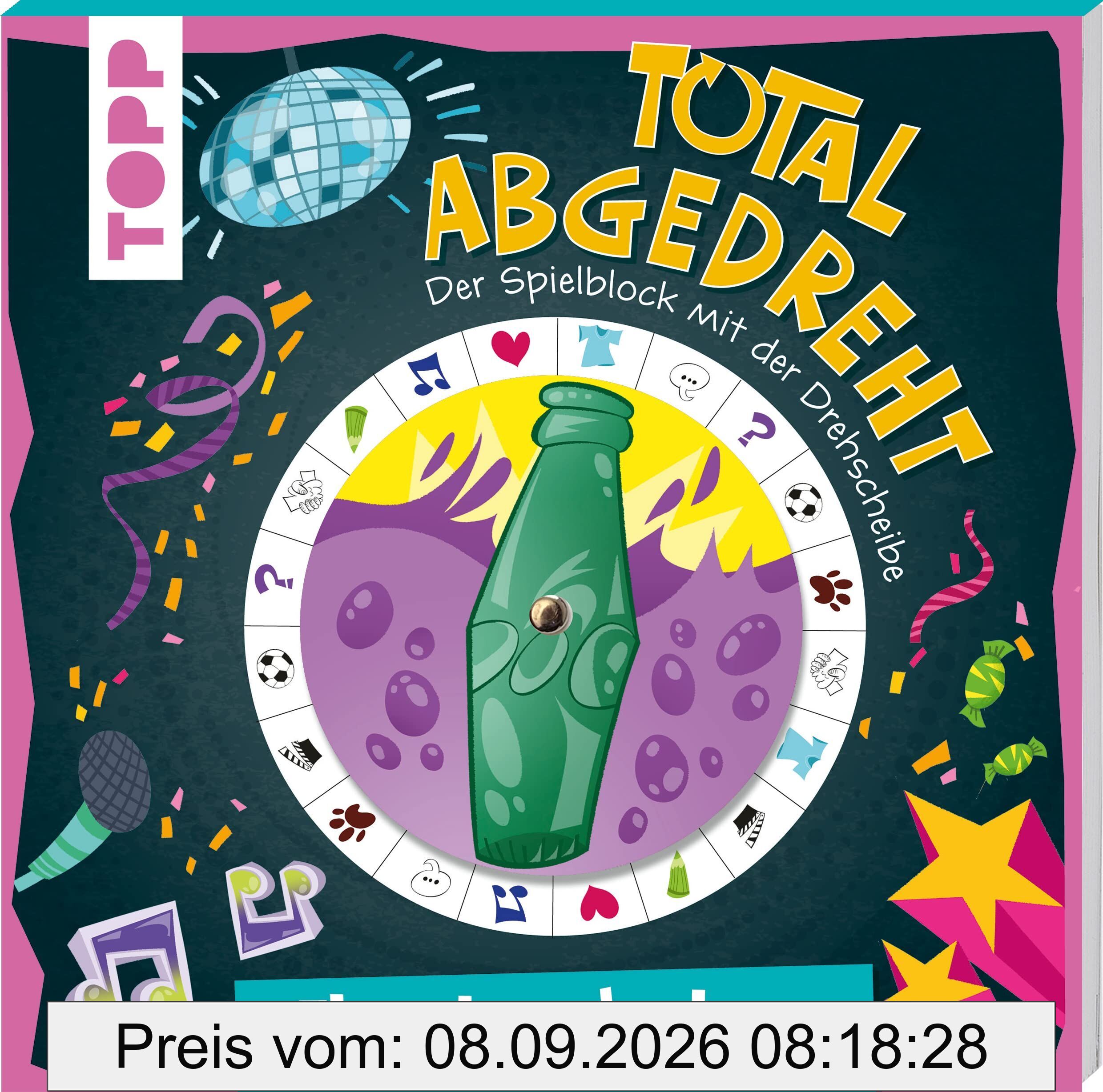Total abgedreht! Spieleblock mit Drehscheibe - Flaschendrehen