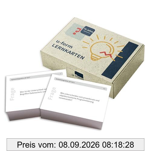Fachinformatiker/Fachinformatikerin Systemintegration, Lernkarten für die Abschlussprüfung Teil 2, für eine effektive Prüfungsvorbereitung