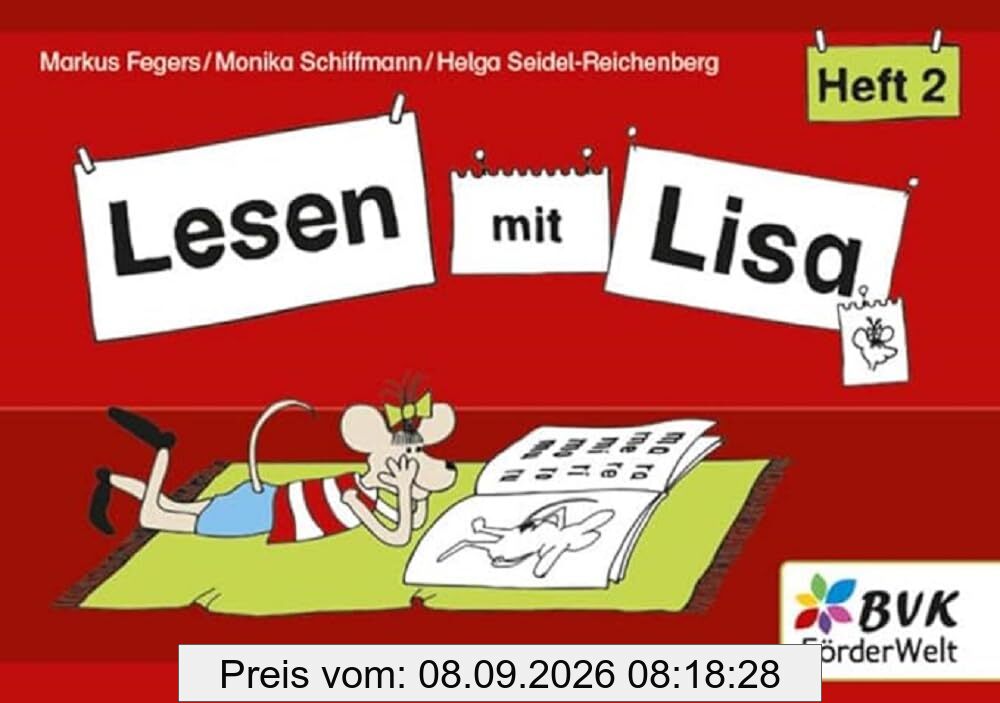 Lesen mit Lisa - Heft 2 (Lernen mit Lisa: Materialien für Kinder mit Förderbedarf)