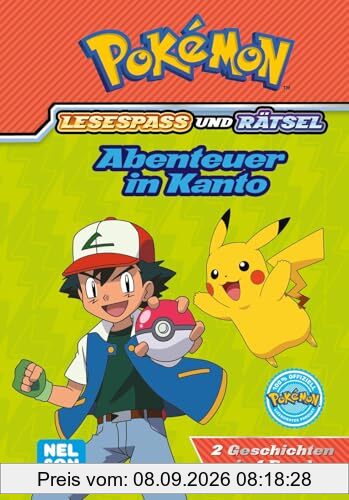 Pokémon Lesebuch: Abenteuer in Kanto: Lesespaß und Rätsel | 2 Geschichten in einem Band
