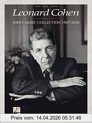 Leonard Cohen, Sheet Music Collection (1967-2016), Songbook Für Gesang, Gitarre, Klavier