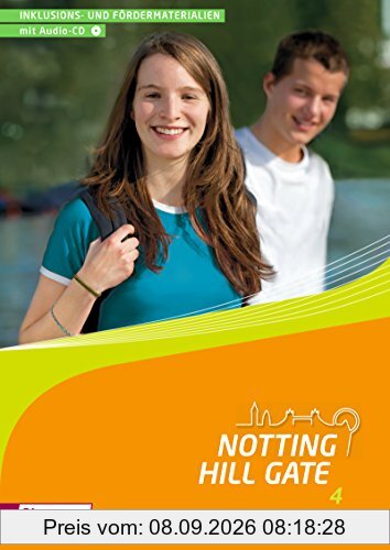 Notting Hill Gate - Ausgabe 2014: Inklusions- und Fördermaterialien 4 mit Audio-CD