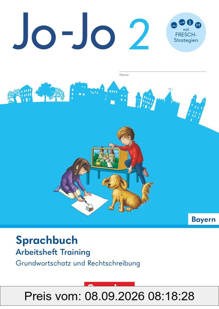 Jo-Jo Sprachbuch 2. Jahrgangsstufe - Grundschule Bayern - Arbeitsheft Training - Grundwortschatz und Rechtschreibung