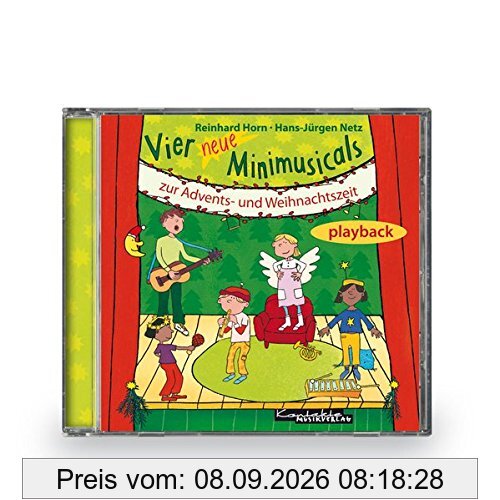 Vier neue Minimusicals zur Advents- und Weihnachtszeit: Playback-CD