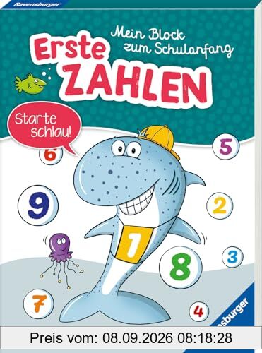 Mein Block zum Schulanfang: Erste Zahlen