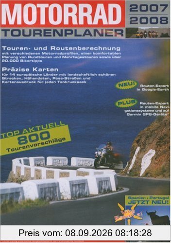 Motorrad Tourenplaner 2007/2008 (DVD-ROM) (DVD-Box)