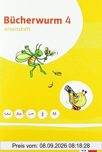 Bücherwurm Sprachbuch 4. Ausgabe für Berlin, Brandenburg, Mecklenburg-Vorpommern, Sachsen, Sachsen-Anhalt, Thüringen: Arbeitsheft zum Sprachbuch Klasse 4 (Bücherwurm. Ausgabe ab 2019)