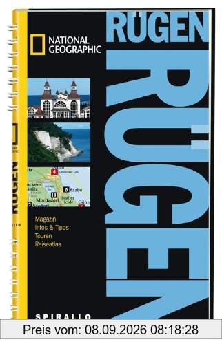 NATIONAL GEOGRAPHIC Spirallo Reiseführer Rügen: Magazin, Info & Tipps, Touren, Reiseatlas