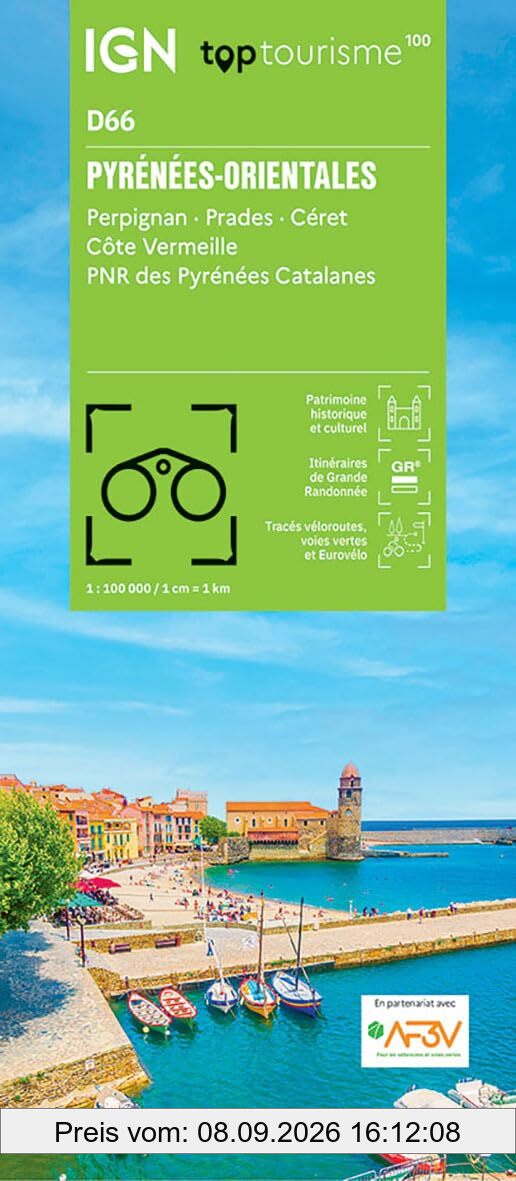 66 Pyrénées Orientales: 1:100000 (TOP 100)