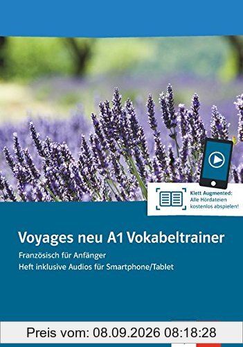 Voyages neu A1 Vokabeltrainer: Heft inklusive Audios für Smartphone/Tablet